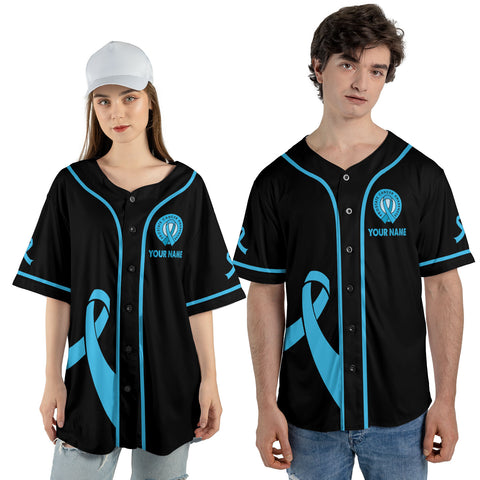 Personalized Name Prostate Cancer Jersey, I am a survivor Prostate Cancer Awareness Baseball Jersey for women men