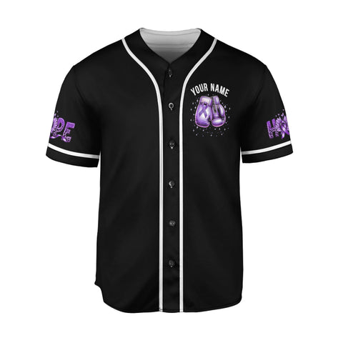 Personalized Name Pancreatic Cancer Jersey, Baseball Pancreatic Cancer Survivor Jersey