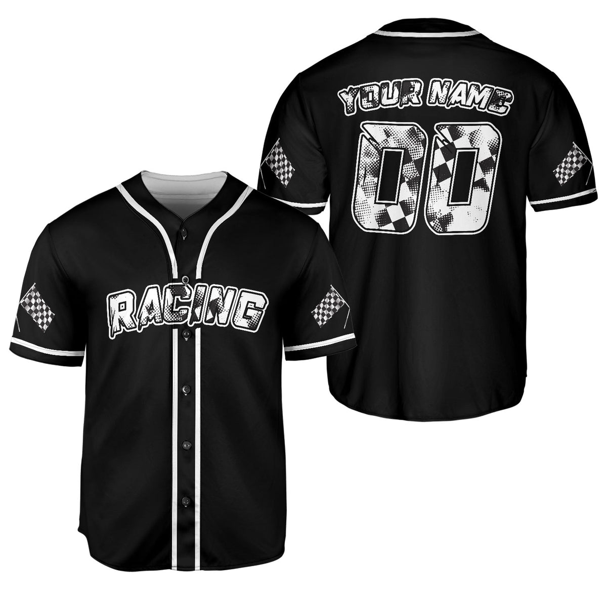 Custom Number Name Racing Jersey, Racing lover Jersey, Baseball Jersey unisex gift shirt for Men Women