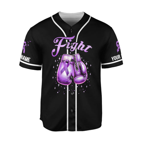 Personalized Name Pancreatic Cancer Awareness Jersey, In this family no one fight alone Pancreatic Cancer Support Jersey