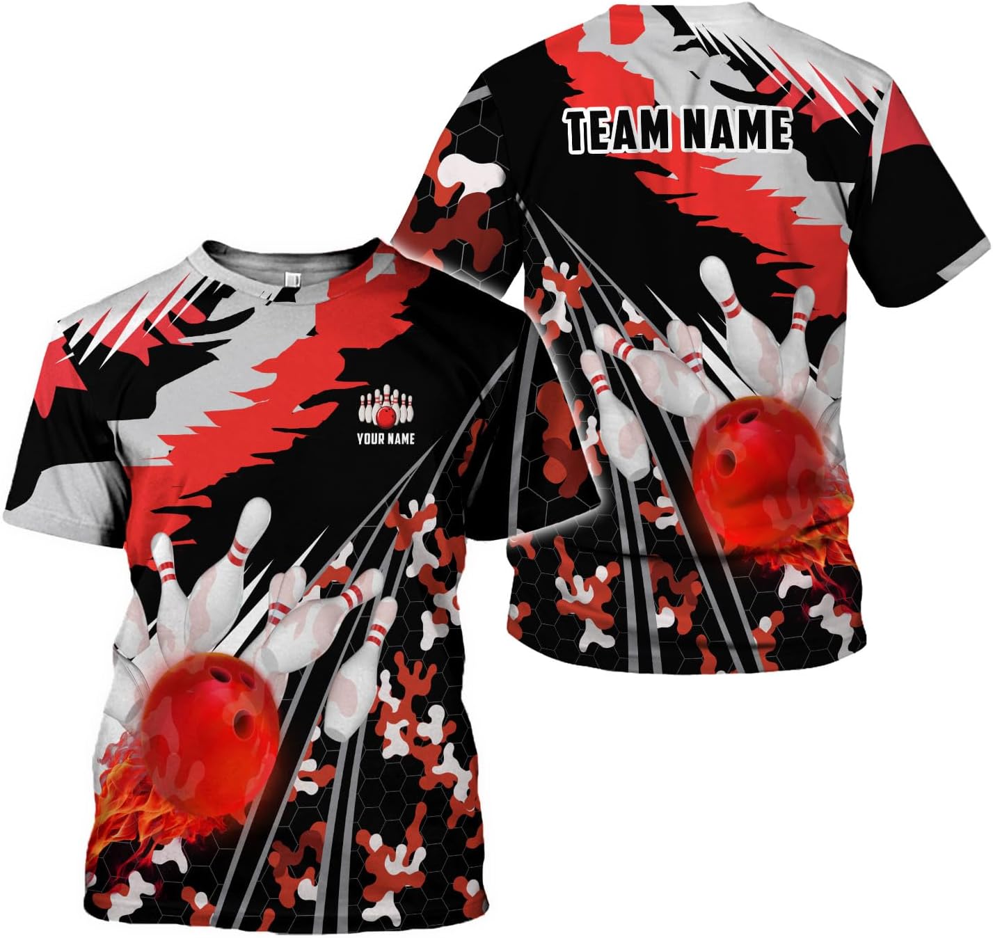 Mostprints Custom 3D Bowling Shirts Personalized for Men and Women - Unique Team Shirt & Gifts for Bowling Lovers