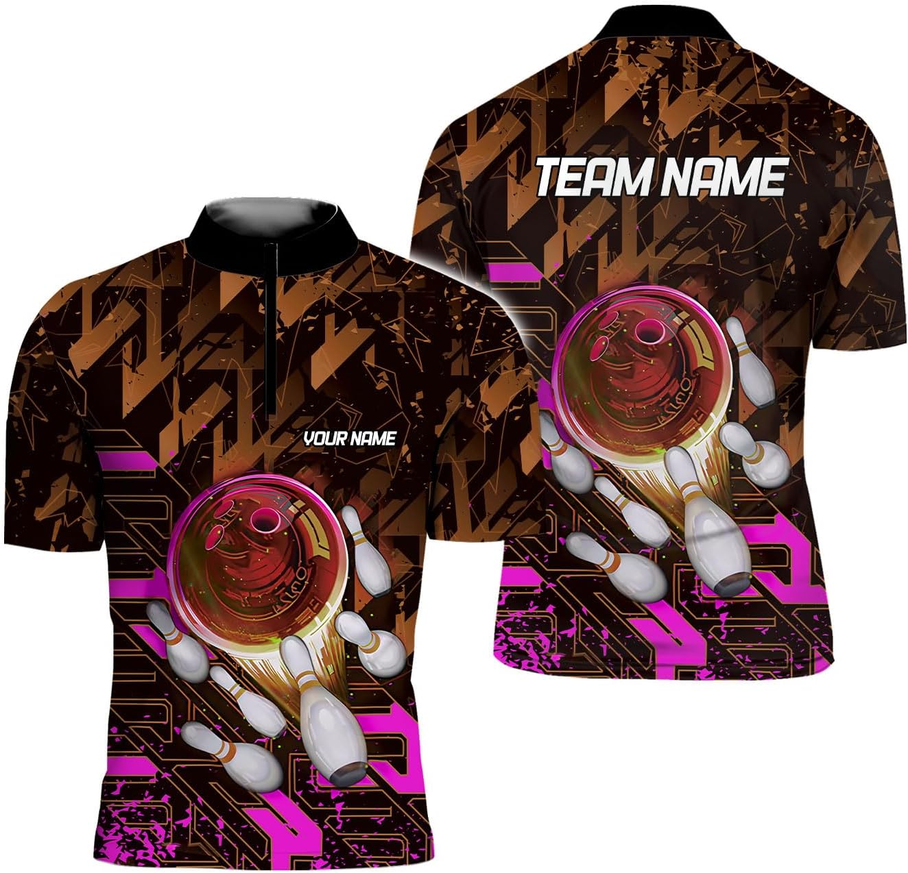 LigtHuy Personalized Bowling Jersey 3D, Bowling Shirts for Team, Bowling Shirt Unisex for Men Women, Bowling Shirts for Men 3