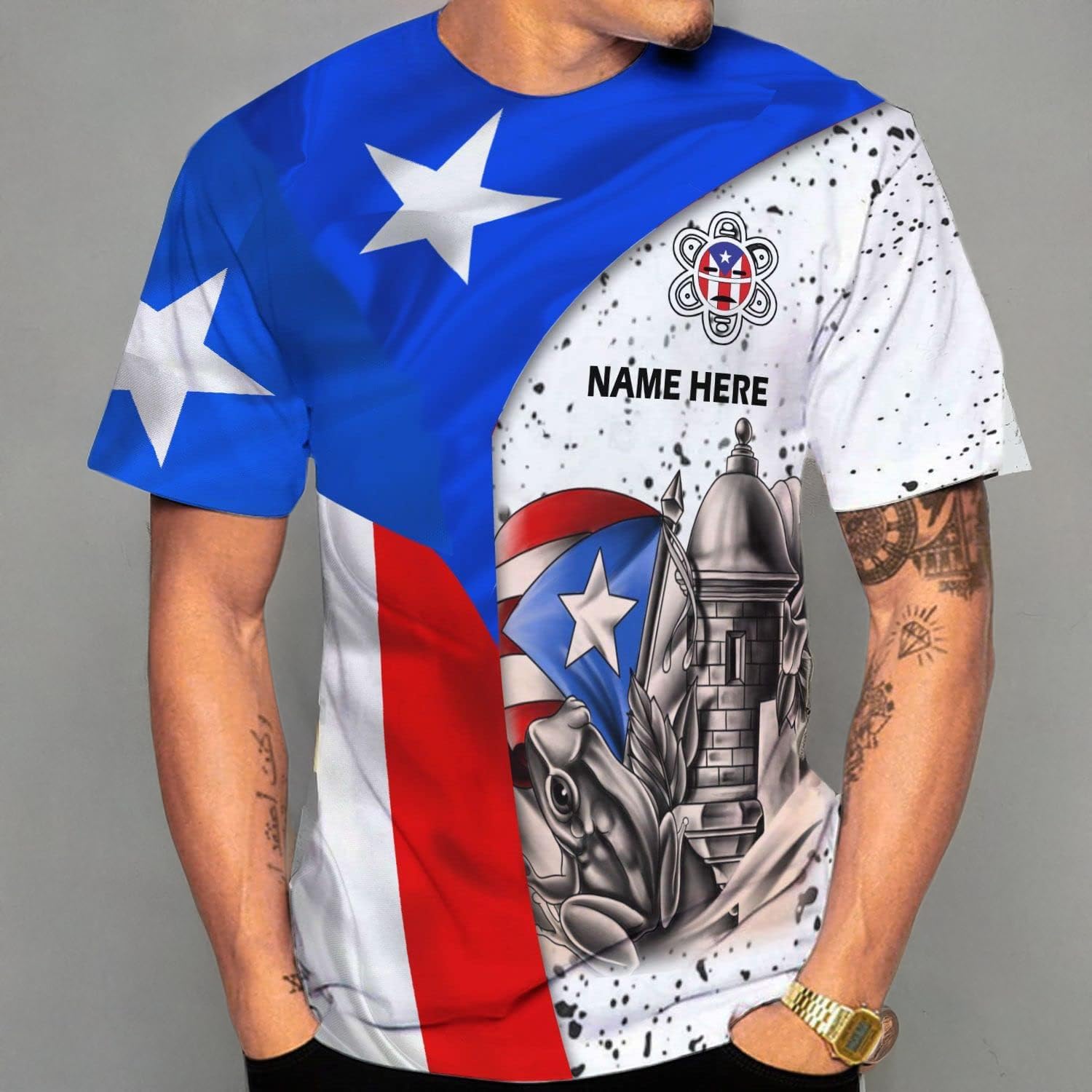 Mostefy Personalized Name Puerto Rico Shirt, Customized Puerto Rico Shirts for Men and Women, Puerto Rico Flag T-Shirt3