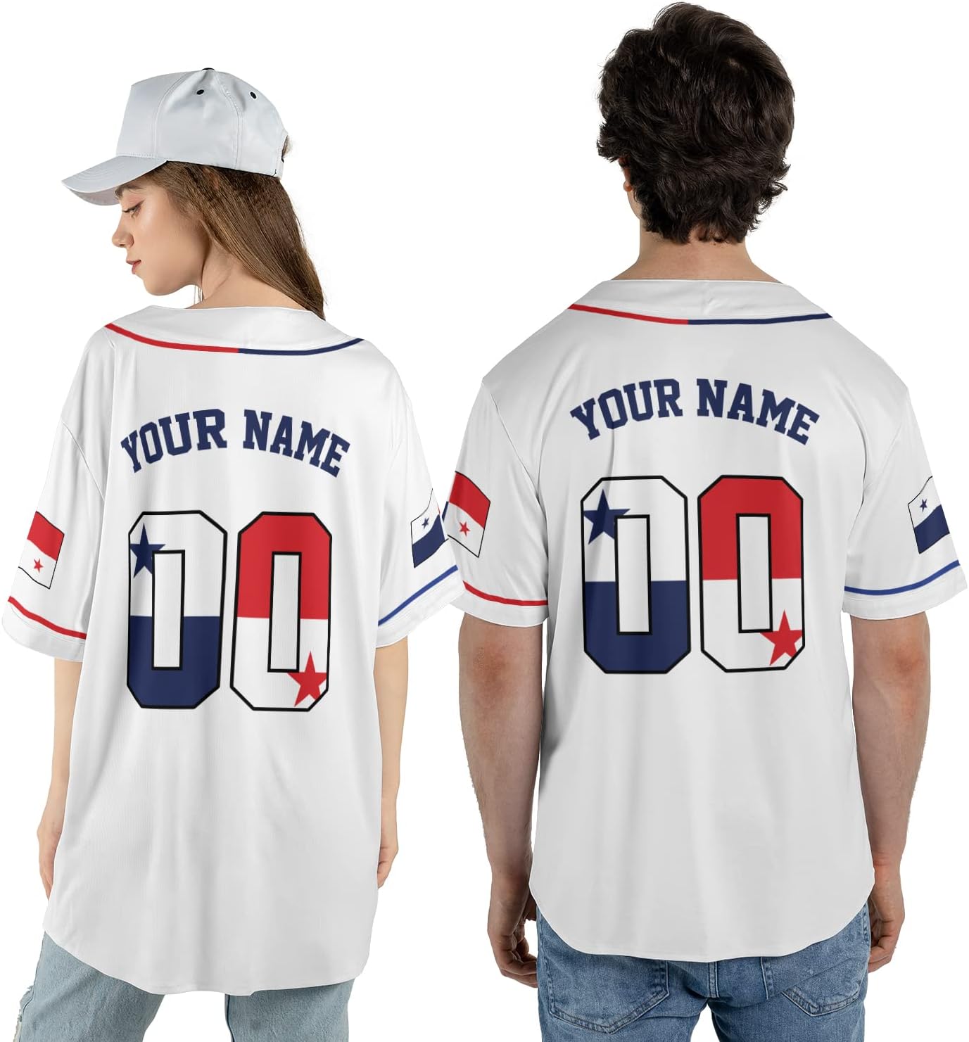 Personalized Panama Baseball Jersey Camisa Shirt, Panamanian Flag Jersey, Panamanian Pride Jersey for Men and Women