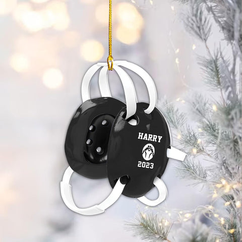 Royal Fight Personalized Wrestling Ornament Wrestling Helmet Ornaments Wrestling Christmas Ornament Gift for Wrestling Player Wrestling Christmas Tree Ornaments for Boys or Girls (Wrestling 6)