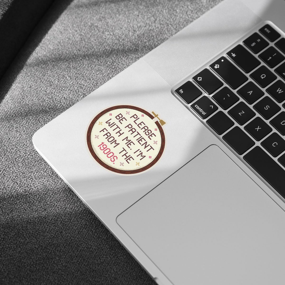 (3psc) Please Be Patient with Me I'm from The 1900s Sticker, Be Patient I'm from The 1900s Sticker for Patients, Funny Millennial Stickers 3" for Laptop Water Bottle Phone Helmet Window Kindle