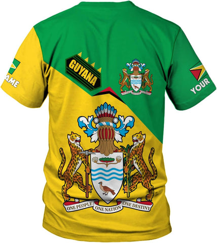 Parvii Personalized Guyana Shirts, Guyana Pride Tshirt, Guyanese Guyana Flag Shirt, Guyana Shirt for Men & Women, Guyana Gift