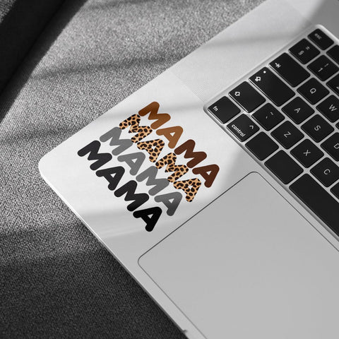 (3Pcs) Mama Mama Mama Sticker, Mama Vinyl Decal, Mama Cheetah Print Sticker, Mama Accessories, Great Gifts for Mom - Stickers for Laptop Water Bottle Phone Car Window Helmet 3"