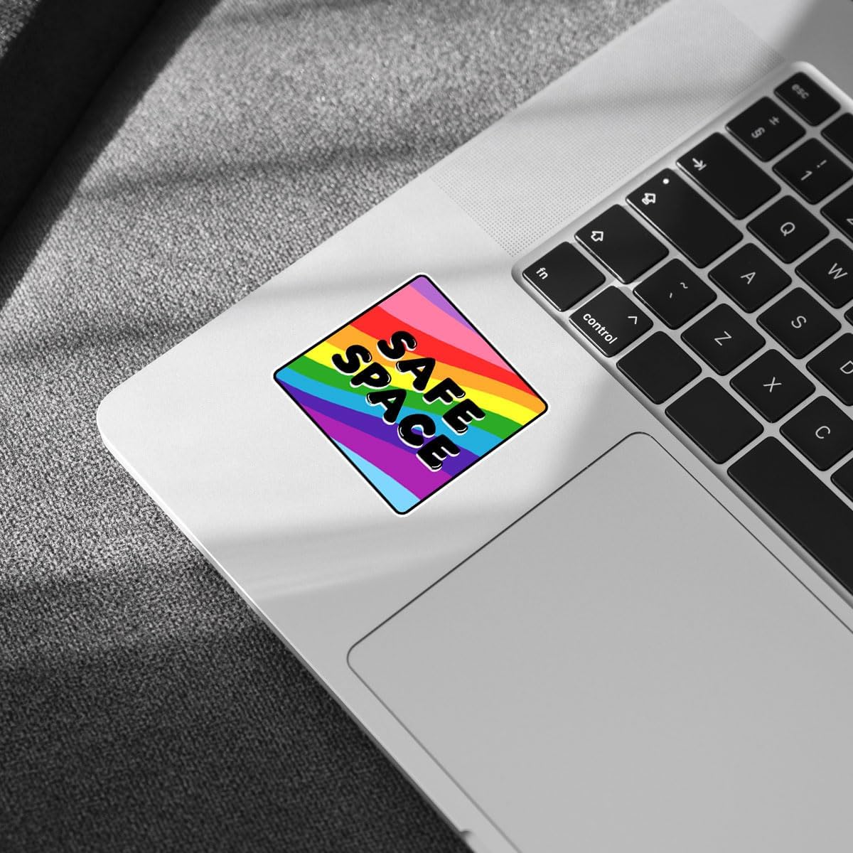 3 Pcs Safe Space Sticker, Intersectional This is A Safe Space Stickers, Safe Space LGBTQ+ Heart - Rainbow Decals for Laptop Phone Water Bottle Cars Phone Case Laptop 3"x3"