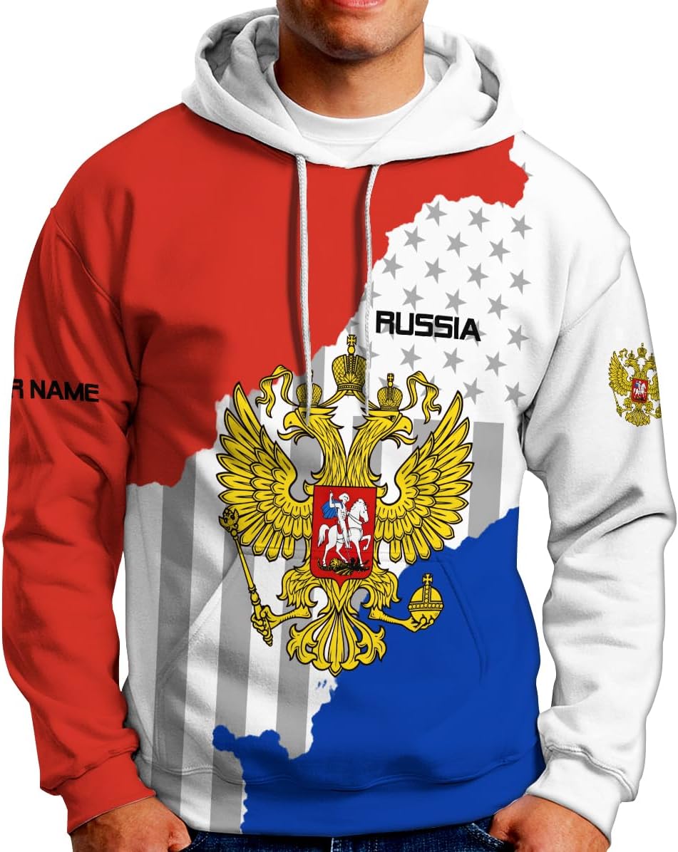 Personalized Russia Shirts Russian Shirt Russian Unisex Shirts Russia Flag Pride Shirts Russia Flag Coat of Arms Shirts