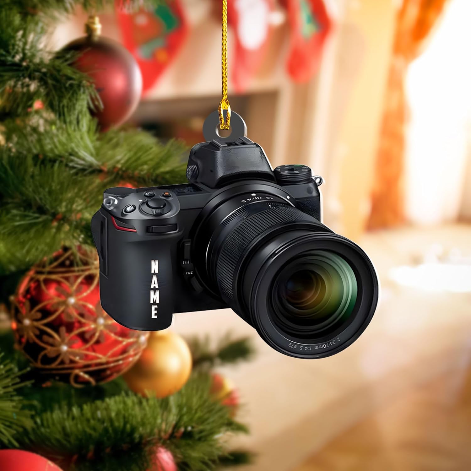 Royal Fight Personalized Camera Ornament Camera Xmas Ornament Gift 2023 Photography Christmas Ornaments ift for New Photographer Ornament Camera Gifts Camera Lover Gifts (Camera 7)