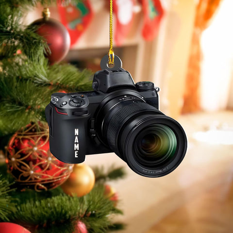 Royal Fight Personalized Camera Ornament Camera Xmas Ornament Gift 2023 Photography Christmas Ornaments ift for New Photographer Ornament Camera Gifts Camera Lover Gifts (Camera 7)