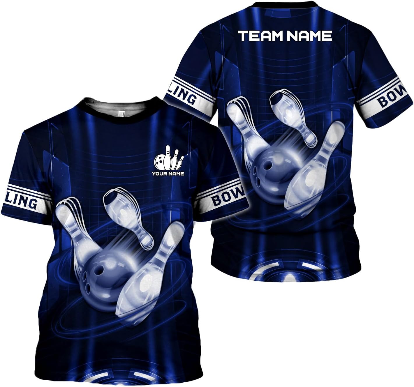 mostprints Personalized Name Bowling Shirts for Men & Women, Bowling Shirts for Team Bowling, Bowling Shirts Gift Unisex