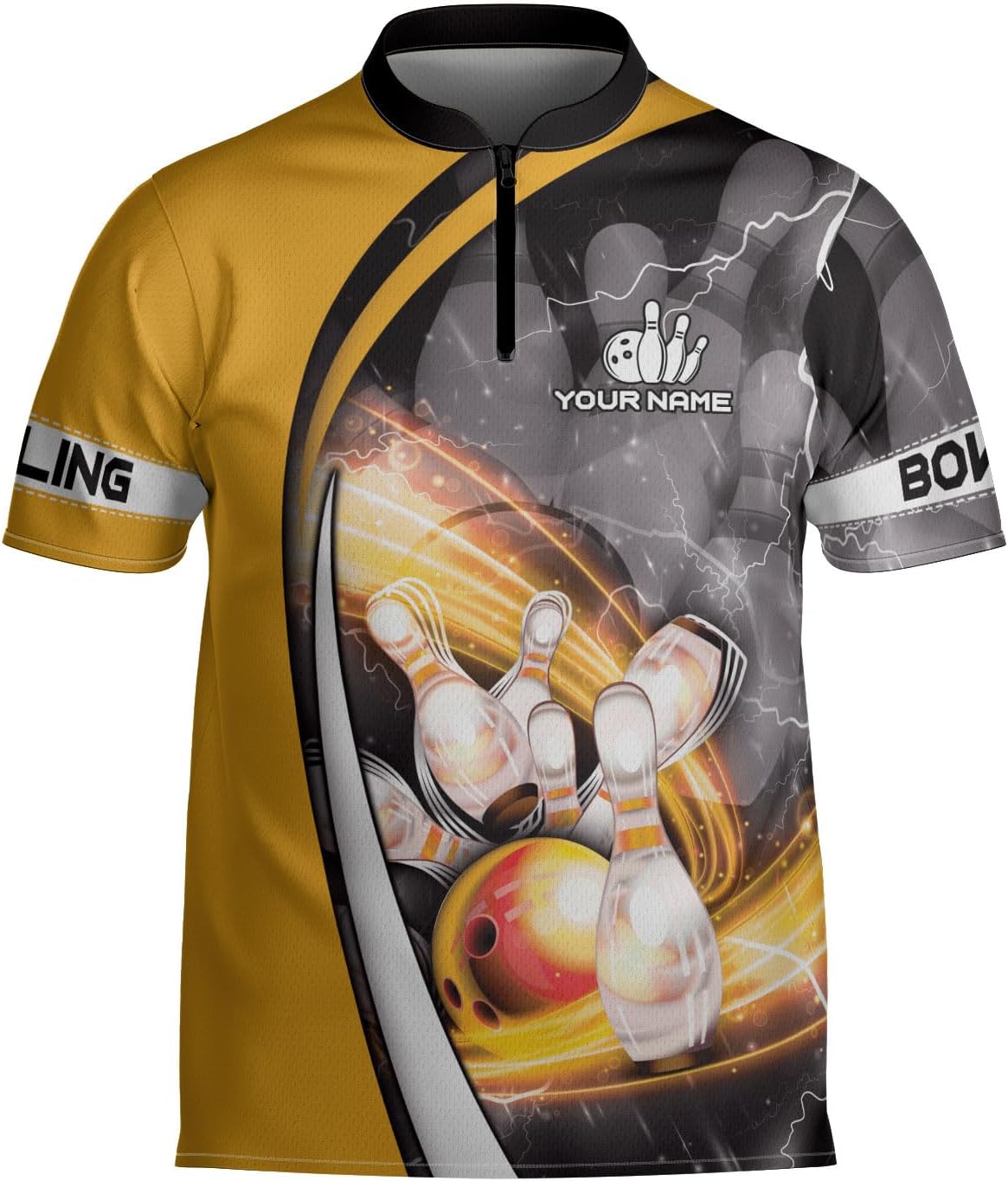 Homedesign Personalized Bowling Jersey Gift 3D Custom Bowling Shirts for Team Name Bowl Bowler Shirt Unisex Cool Men Women