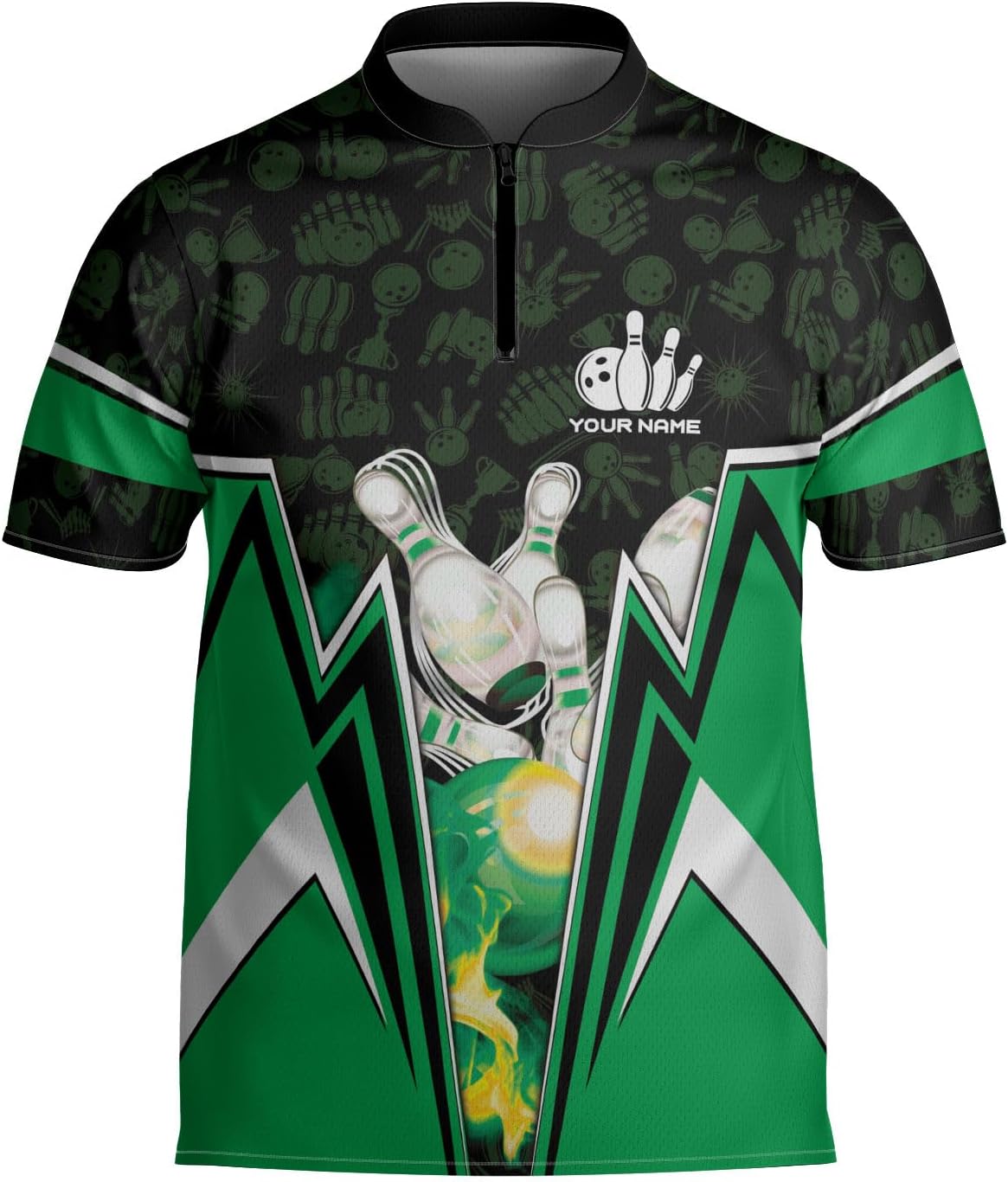 mostprints Personalized Bowling Jersey Gift 3D Custom Bowling Shirts for Team Name Bowl Bowler Shirt Unisex Cool Men Women