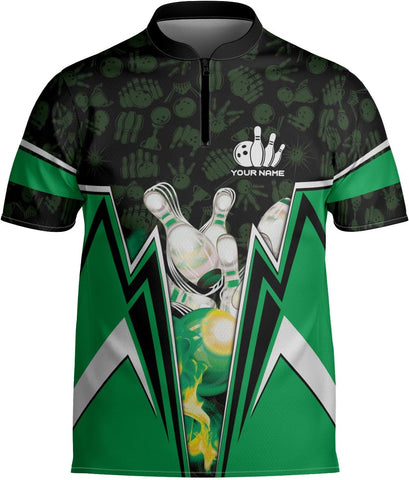 mostprints Personalized Bowling Jersey Gift 3D Custom Bowling Shirts for Team Name Bowl Bowler Shirt Unisex Cool Men Women