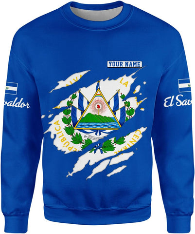 Personalized El Salvador Shirt Custom Camiseta de El Salvador Flag Shirt Men, Women Salvadorans Pride El Salvadoreña Gift