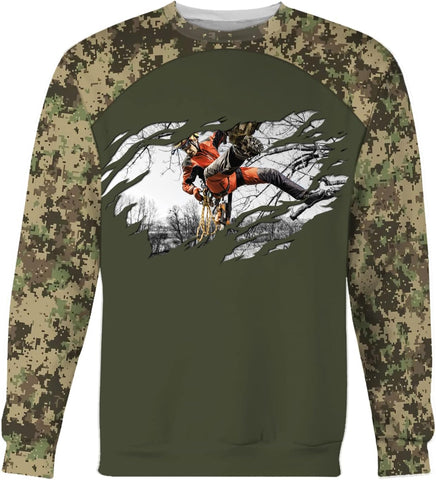 Personalized Arborist T-Shirt 3D, Woodworker Shirt, Mens Tree Climber Shirt