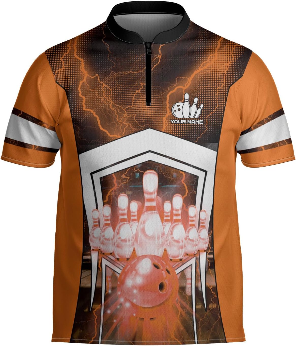 mostprints Personalized Bowling Jersey Gift 3D Custom Bowling Shirts for Team Name Bowl Bowler Shirt Unisex Cool Men Women