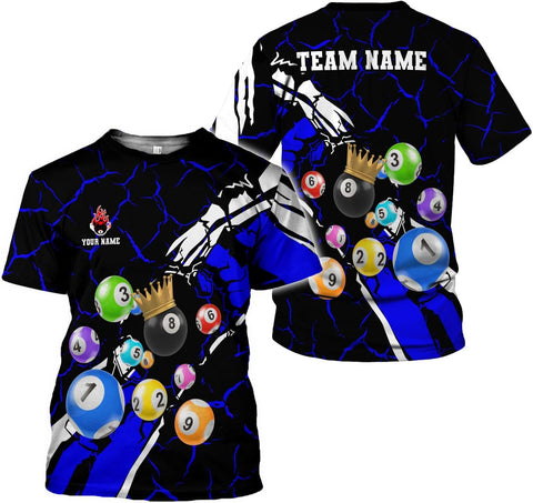 Ligthuy Personalized Name Billiard Shirts 3D, Billiards Shirt 8 Ball Billiard Shirt Custom Men's Pool Men Women1