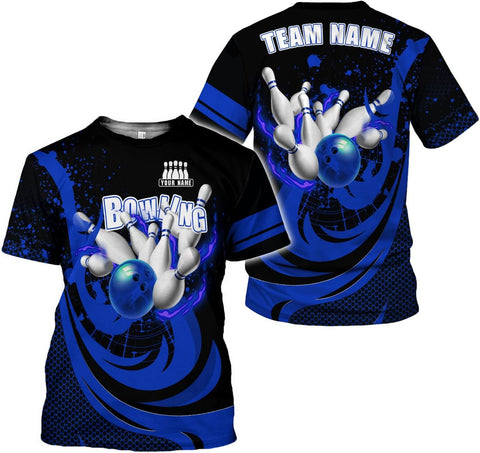 Mostprints Personalized Name Bowling Shirts for Men and Women 3D, Bowling Shirts for Team Bowling, Bowling Shirts Gift