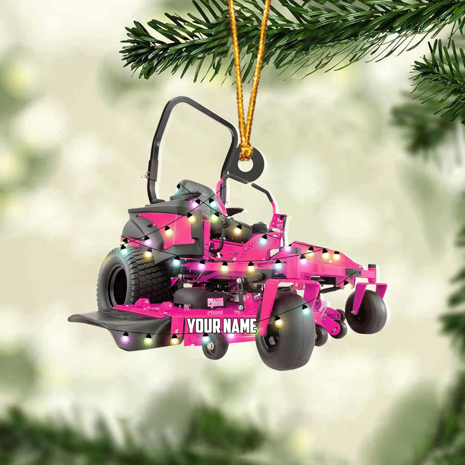Personalized Lawnmower Ornaments 2024, Landscaper Christmas Ornament Lawnmower Ornament, Lawnmower Christmas Ornament Lawn Mower Ornaments Lawn Mower Riding Ornament Tree Hanging Xmas Gift (LM11)