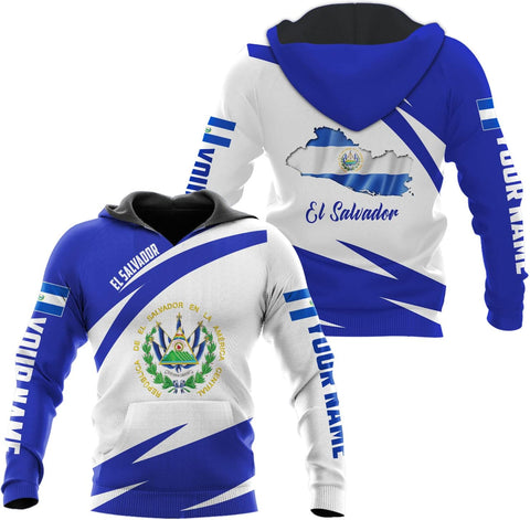 Personalized El Salvador Shirt Custom Camiseta de El Salvador Flag Shirt Men, Women Salvadorans Pride El Salvadoreña Tshirt