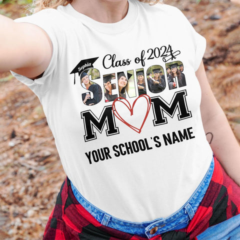 Personalized Graduation 2024 Shirt Proud Family of A Class of 2024 Graduate Class of 2024 Senior Class of 2024 Class of 2024