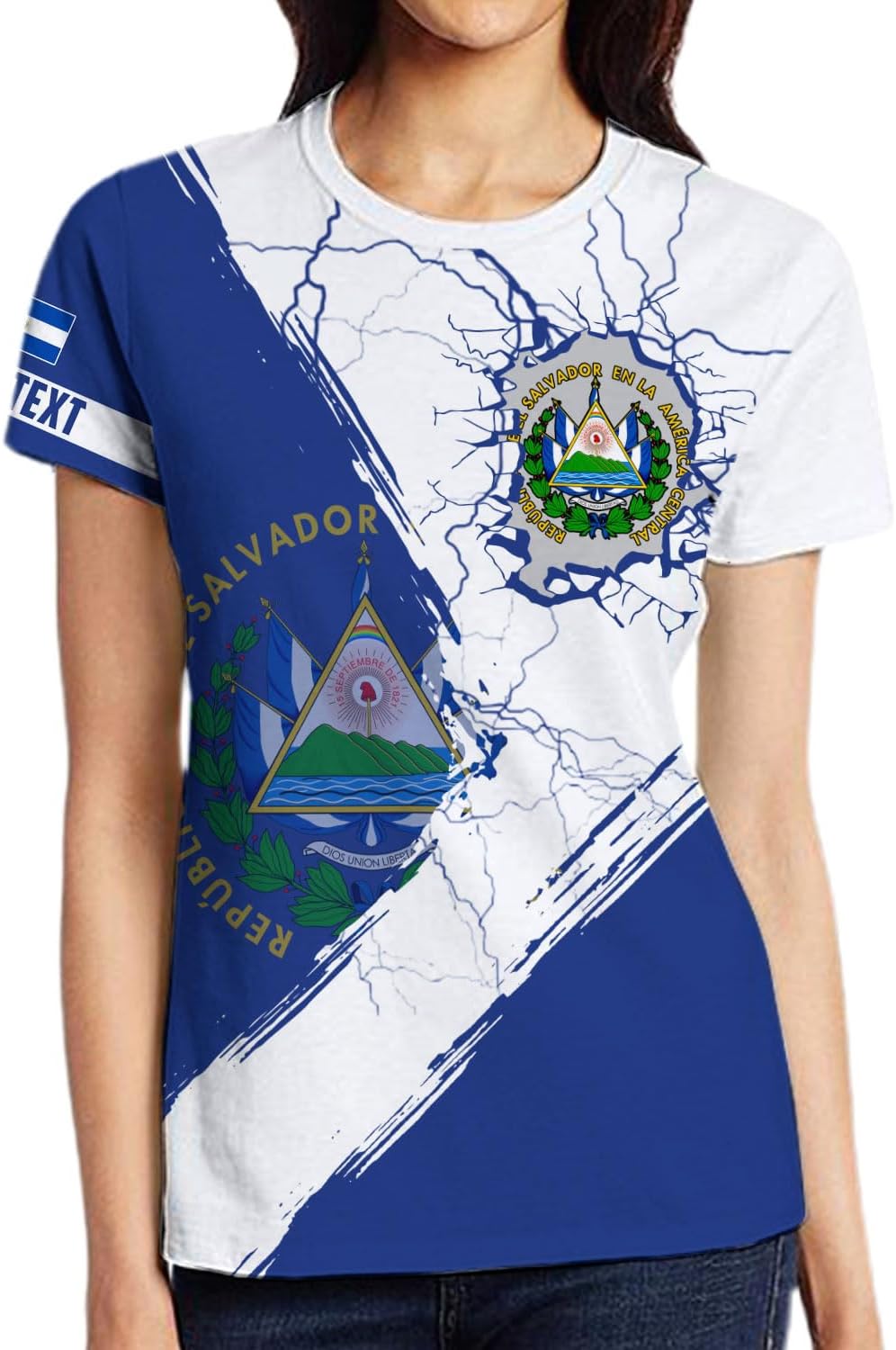 Custom Name El Salvador Shirt Personalized 3D Camisas De El Salvador Flag Shirts for Men Women Salvadoran Jersey Pride Gift