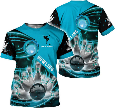 Custom Bowling Shirts, Personalized Name Bowling Shirts Unisex, Bowling Jerseys for Men & Women, Team Bowling Shirt Gift