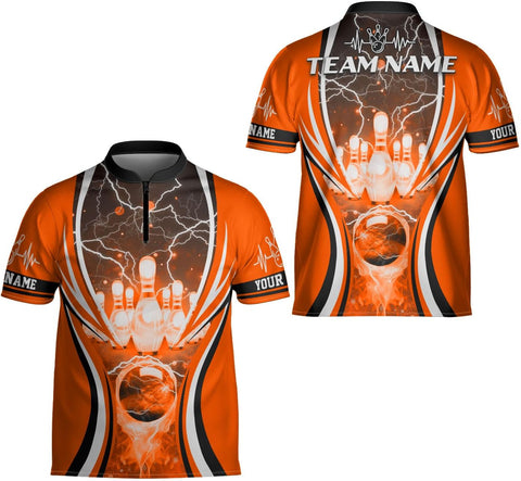 Ligthuy Personalized Bowling Jersey 3D, Bowling Shirts for Team, Bowling Shirt Unisex for Men Women, Bowling Shirts for Men
