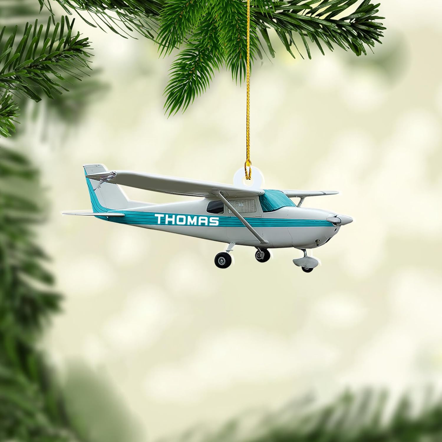 Personalized Airplane Ornament 2024, Airplane Christmas Ornaments, Airplane Ornaments for Christmas Tree, Plane Ornaments, Pilot Ornament, Fighter Jet Helicopter Traveling Hangling Gift Xmas (A9)