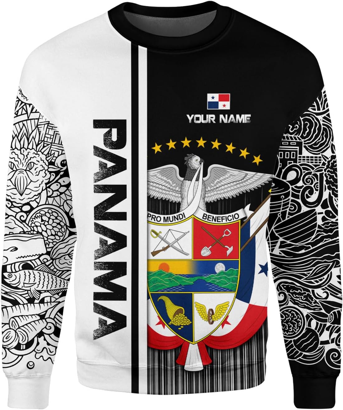Personalized Panama 3D Shirt, Panama Camisa Shirt, Custom Panama Coat of Arms Shirts Panama Map, Panamanian Flag Pride Shirts