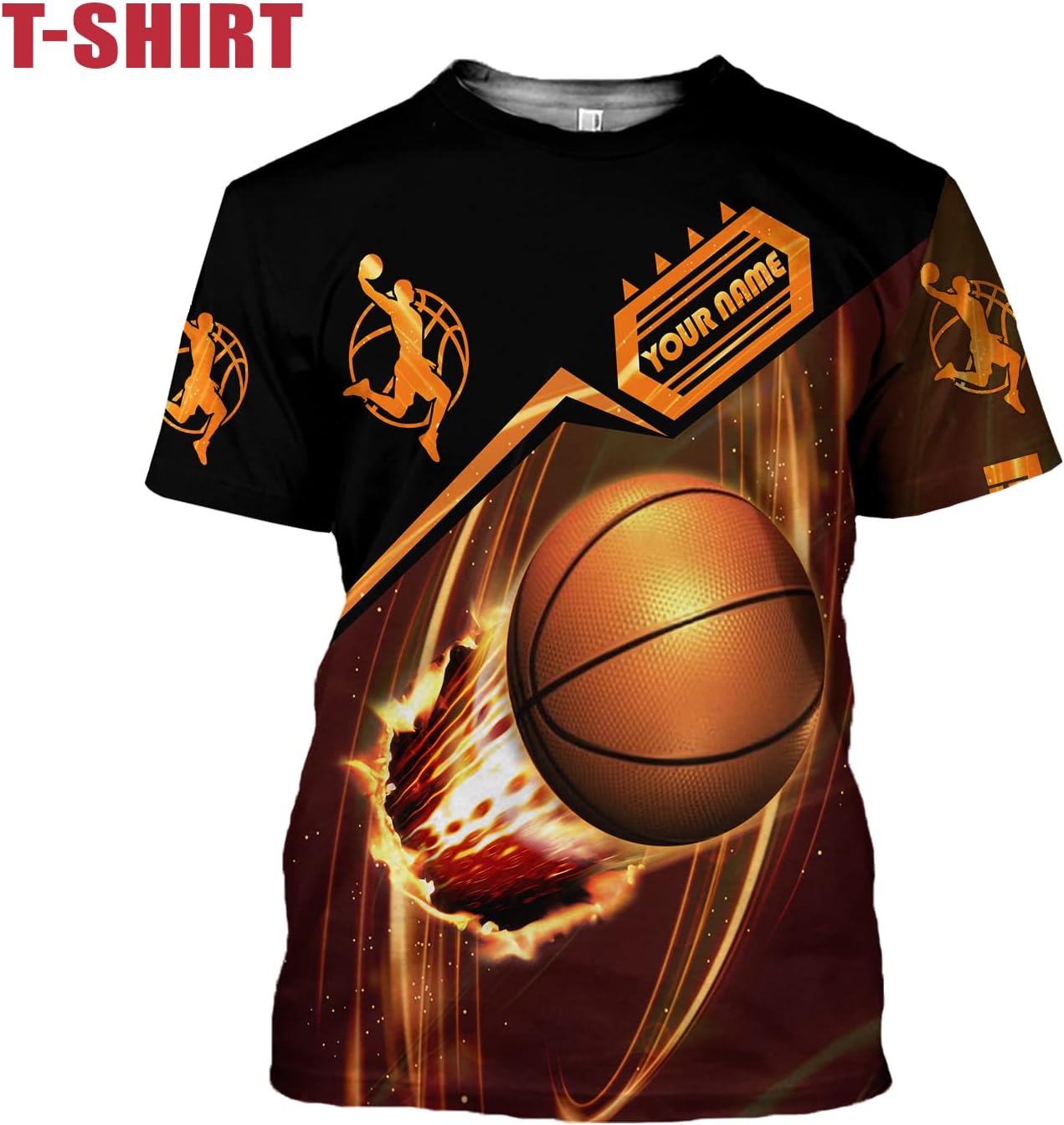 Personalized Name Basketball Shirt, Boys Basketball Gifts, Basketball Repeat, Basketball T-Shirt, Custom Basketball Player