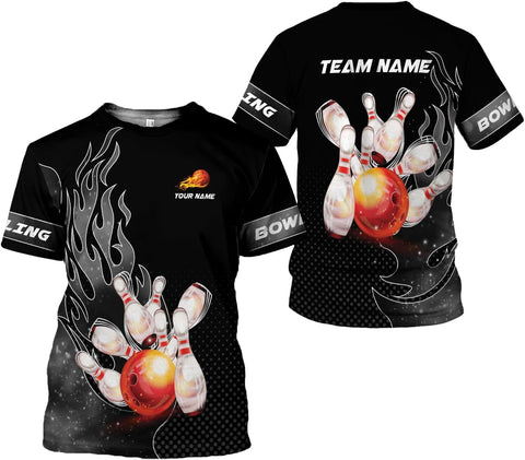 AOVL Custom Bowling Shirts for Men Bowling Shirts Bowling Shirts Unisex Bowling Jerseys for Men Custom Bowling Shirts for Men