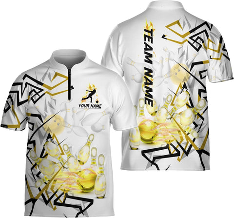 Ligthuy Personalized Bowling Jersey 3D, Bowling Shirts for Team, Bowling Shirt Unisex for Men Women, Bowling Shirts for Men