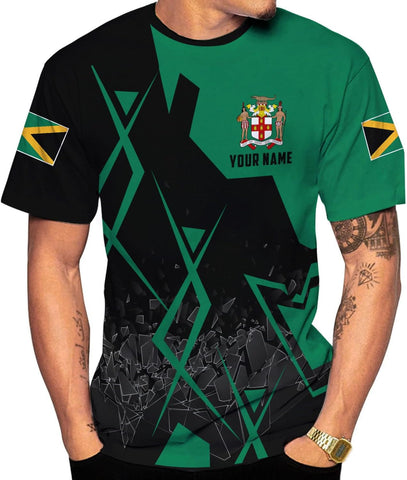 Personalized Jamaica Shirt Custom Jamaica Flag Lion Shirt for Men and Women, Jamaican Pride T-Shirt, Jamaica Tshirt Jamaicana