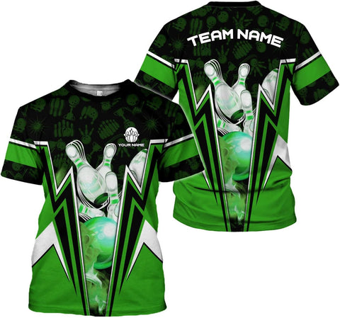 Custom Bowling Shirts, Personalized Name Bowling Shirts Unisex, Bowling Jerseys for Men & Women, Team Bowling Shirt Gift