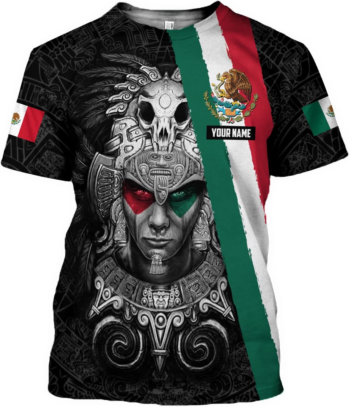 Mostefy Personalized Name Mexican Shirts for Men 3D, Customized Mexico Shirts for Men, Mexico Shirts for Women Mexico Shirt