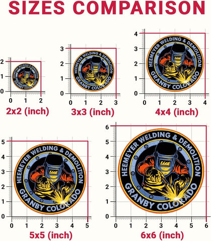 3Pcs Heemeyer Welding and Demolition Sticker Gifts Funny Patriotic Killdozer Heemeyer Welding and Demolition Waterproof Stickers Welder Car Decal for Laptop Water Bottle Toolbox Phone Case Cars 3"