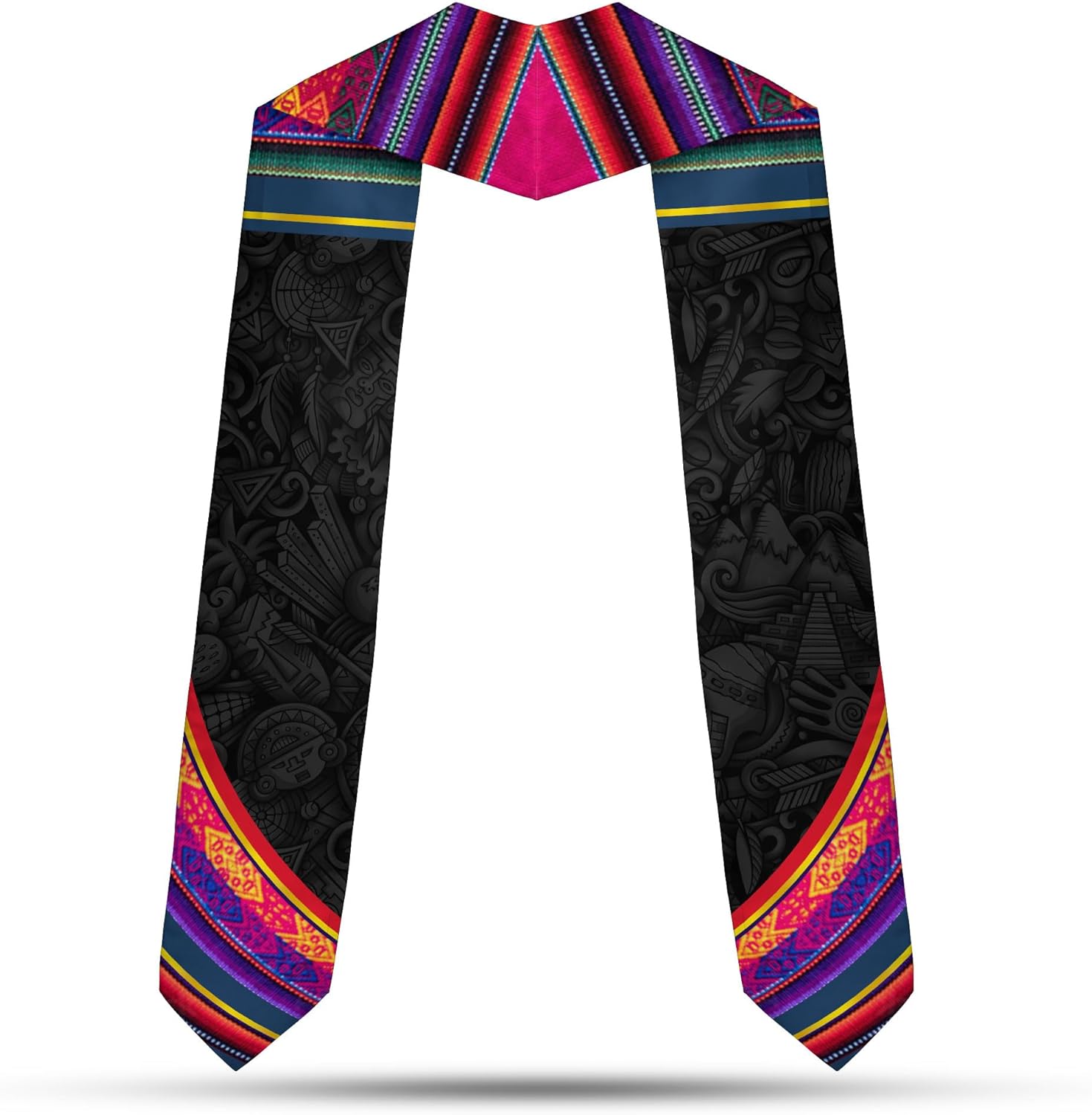 Pretyprints Peruvians Graduation Sash, Peru Graduation Stole Custom Personalized Peruvians American Flag Graduation Sash 2025