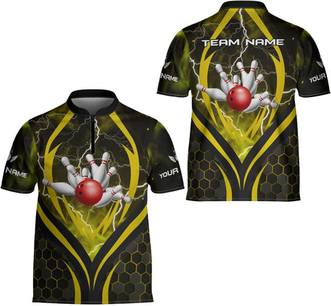 Ligthuy Personalized Name Bowling Jersey 3D, Custom Bowling Shirts for Team, Bowling Shirt Unisex for Men & Women4