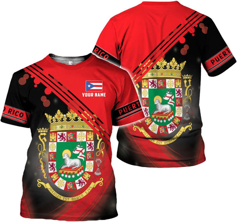 Mostefy Personalized Name Puerto Rico Shirt, Customized Puerto Rico Shirts for Men and Women, Puerto Rico Flag T-Shirt3