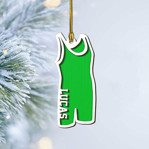 Artparel Personalized Wrestling Ornament Wrestling Helmet Ornaments Wrestling Christmas Ornament Gift for Wrestling Player Wrestling Christmas Tree Ornaments for Boys or Girls (Wrestling 10)