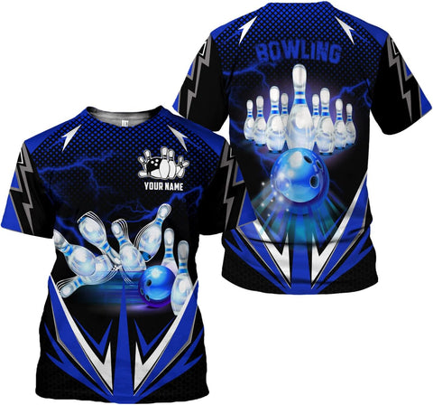 Intenprints Personalized Bowling Shirt Custom Bowling Shirts Bowling Gift Bowling Shirts for Women & Men Bowling Shirt Team