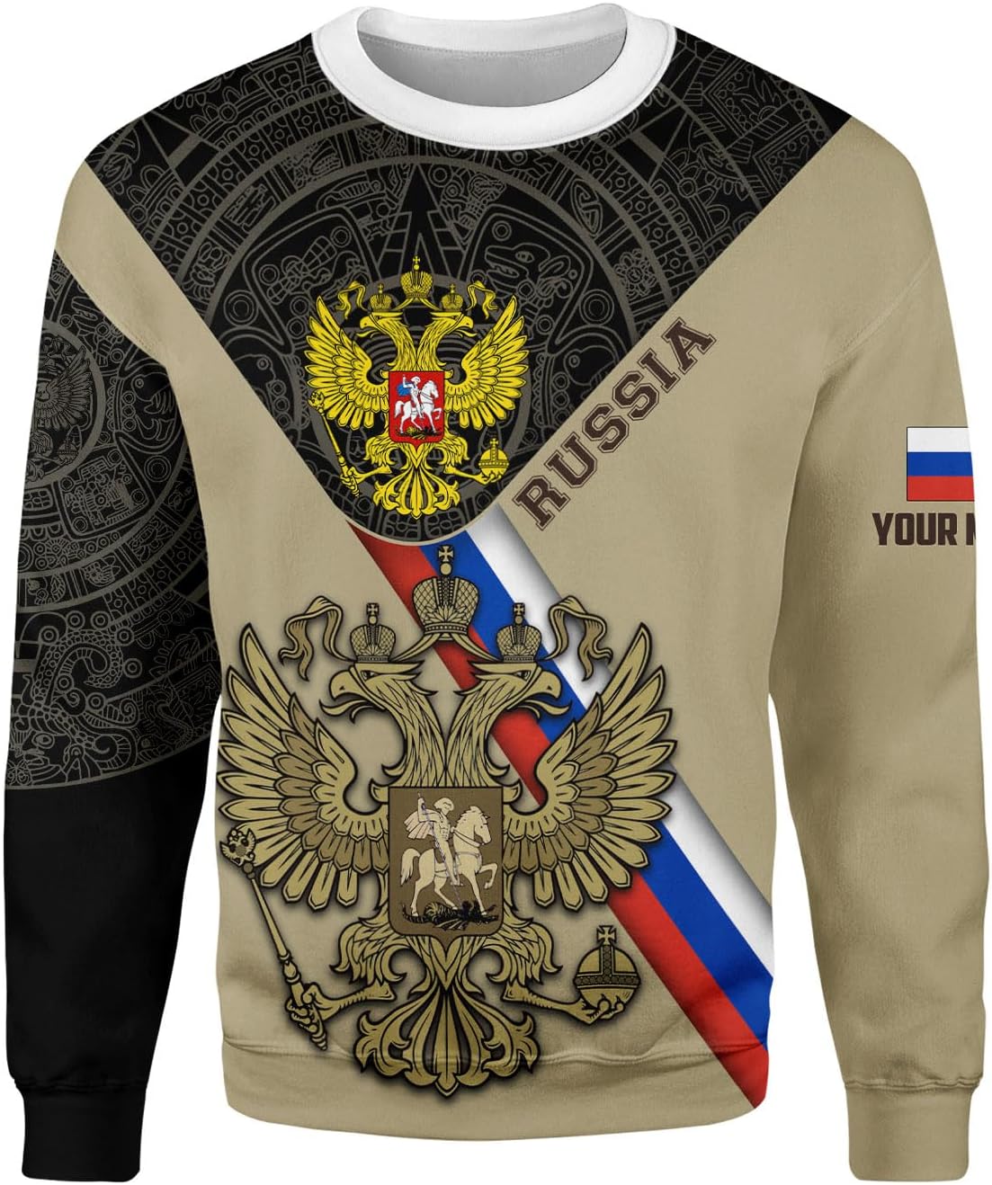 Personalized Russia Shirts Russian Shirt Russian Unisex Shirts Russia Flag Pride Shirts Russia Flag Coat of Arms Shirts