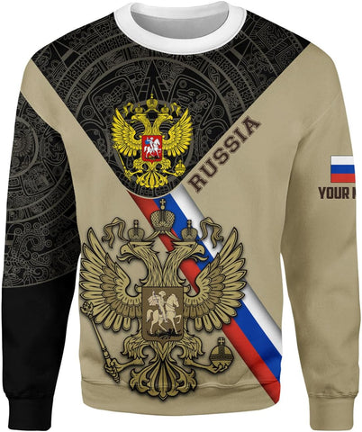 Personalized Russia Shirts Russian Shirt Russian Unisex Shirts Russia Flag Pride Shirts Russia Flag Coat of Arms Shirts