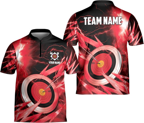 Custom Archery Jersey Shirt Bow & Arrow Personalized 3D Shirts for Archer Men Women Target Team Name Apparel Gifts