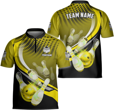 Ligthuy Personalized Bowling Jersey 3D, Bowling Shirts for Team, Bowling Shirt Unisex for Men Women, Bowling Shirts for Men 2