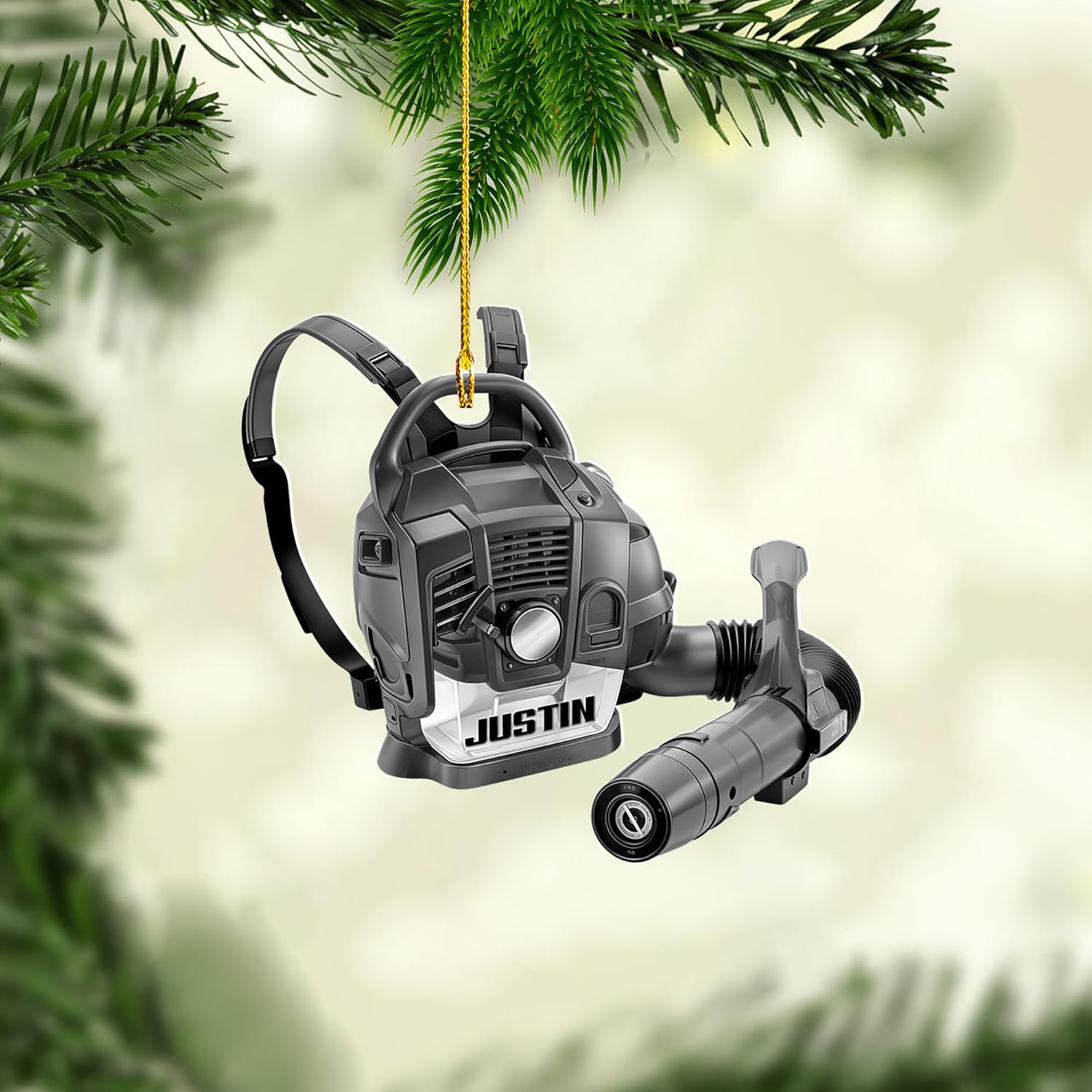 Royal Fight Custom Leaf Blower Christmas Ornament 2024 Leaf Blowers Ornament for Christmas Tree Decor Hanging Leaf Blower Ornament Lover Gift Xmas Leaf Blowers Gift Xmas (OLB20)